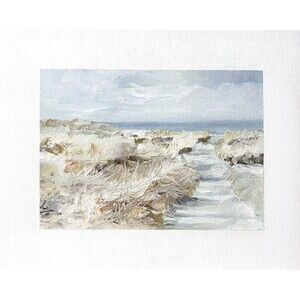 8x10 Original Oil Landscape Painting Impressionist Dune Grass Beach Path Signed